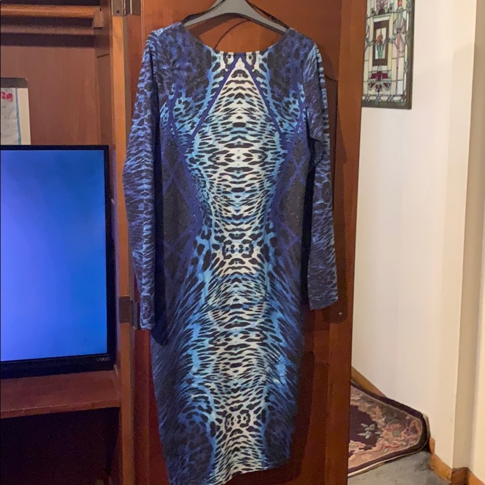 Leopard print Kardashian collection dress US 12